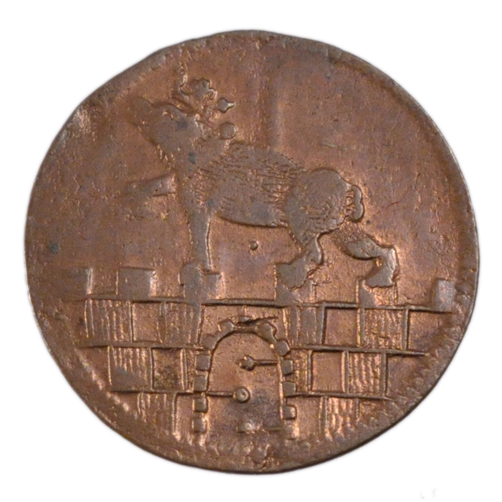 GERMAN STATES, Pfennig, 1753, KM #25.1, EF(40-45), Copper, 18, 2.20