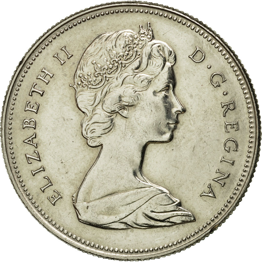 Coin, Canada, Elizabeth II, 50 Cents, 1971, Royal Canadian Mint, Ottawa