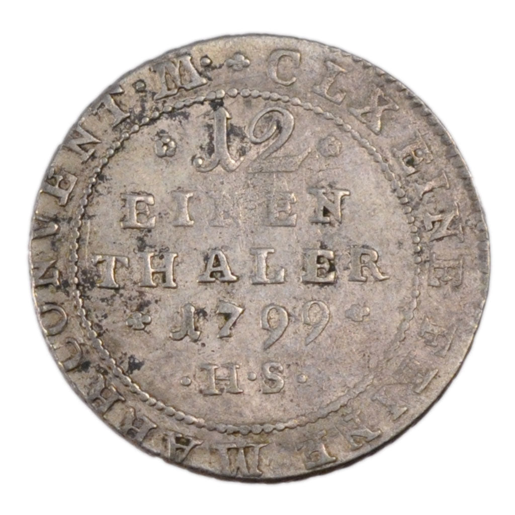 Germania, 1/12 Thaler, MB+, Argento, KM:68