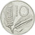 Moneda, Italia, 10 Lire, 1970, Rome, MBC, Aluminio, KM:93