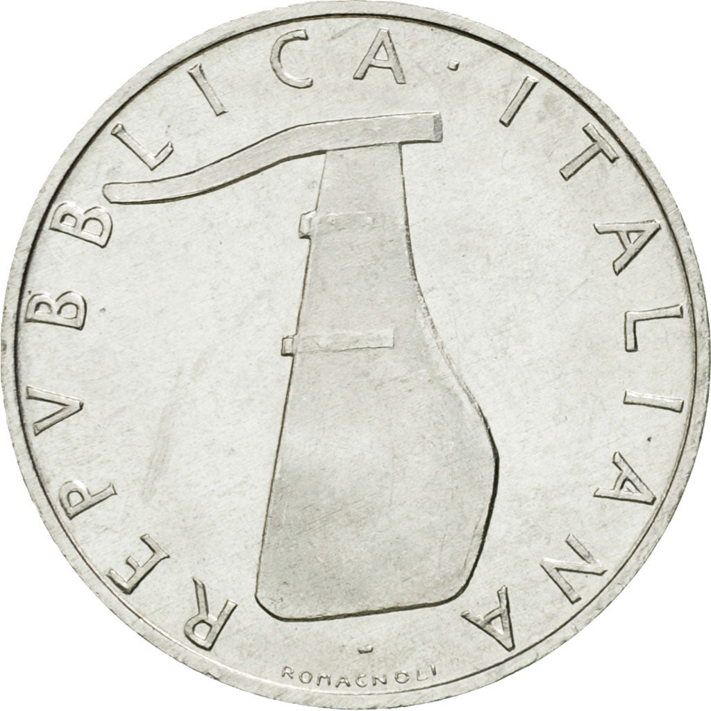 Coin, Italy, 5 Lire, 1970, Rome, EF(40-45), Aluminum, KM:92