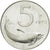Moneda, Italia, 5 Lire, 1970, Rome, MBC, Aluminio, KM:92