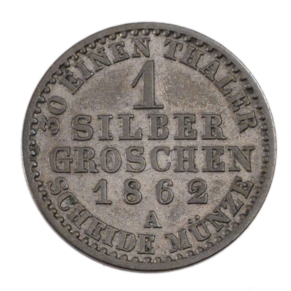 Stati tedeschi, ANHALT-BERNBURG, Alexander Carl, Silbergroschen, 1862, Berlin...