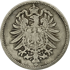 Coin, GERMANY - EMPIRE, Wilhelm I, Mark, 1876, Berlin, EF(40-45), Silver, KM:7