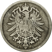 Coin, GERMANY - EMPIRE, Wilhelm I, Mark, 1876, Berlin, VF(20-25), Silver, KM:7