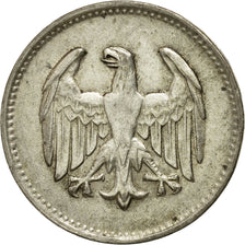 Coin, GERMANY, WEIMAR REPUBLIC, Mark, 1924, Munich, EF(40-45), Silver, KM:42