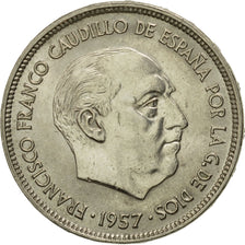 Coin, Spain, Caudillo and regent, 25 Pesetas, 1970, AU(55-58), Copper-nickel
