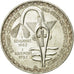 Coin, West African States, 5000 Francs, 1982, Paris, AU(55-58), Silver, KM:11