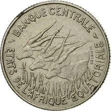 Coin, EQUATORIAL AFRICAN STATES, 100 Francs, 1966, Paris, EF(40-45), Nickel