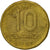 Münze, Argentinien, 10 Centavos, 1987, SS, Messing, KM:98
