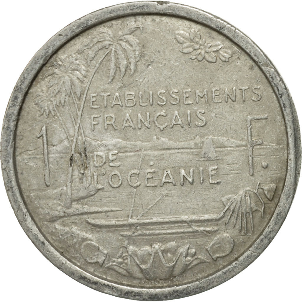 Monnaie, FRENCH OCEANIA, Franc, 1949, TTB, Aluminium, KM:2
