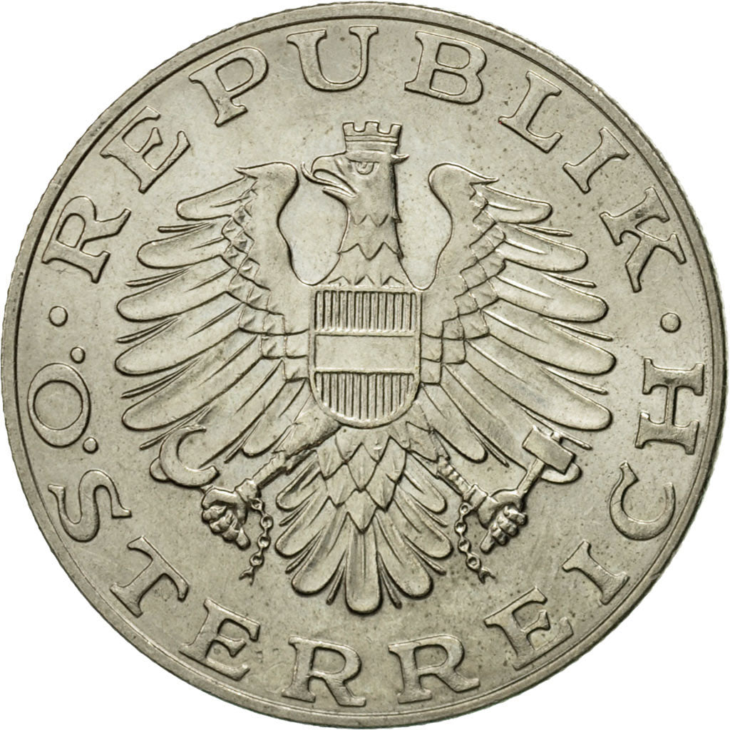 Coin, Austria, 10 Schilling, 1974, AU(55-58), Copper-Nickel Plated Nickel