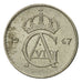 Coin, Sweden, Gustaf VI, 10 Öre, 1967, EF(40-45), Copper-nickel, KM:835