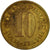 Moneta, Jugosławia, 10 Para, 1973, VF(20-25), Mosiądz, KM:44