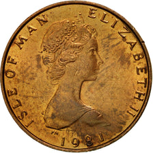 Coin, Isle of Man, Elizabeth II, 1/2 Penny, 1981, Pobjoy Mint, EF(40-45)