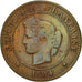 Moneta, Francia, Cérès, 5 Centimes, 1894, Paris, BB, Bronzo, KM:821.1