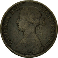 Munten, Groot Bretagne, Victoria, Farthing, 1867, ZF, Bronze, KM:747.2