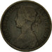 Coin, Great Britain, Victoria, Farthing, 1867, EF(40-45), Bronze, KM:747.2