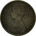 Monnaie, Grande-Bretagne, Victoria, Farthing, 1867, TTB, Bronze, KM:747.2