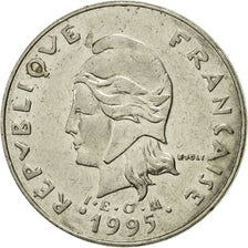 Coin, French Polynesia, 20 Francs, 1995, Paris, EF(40-45), Nickel, KM:9