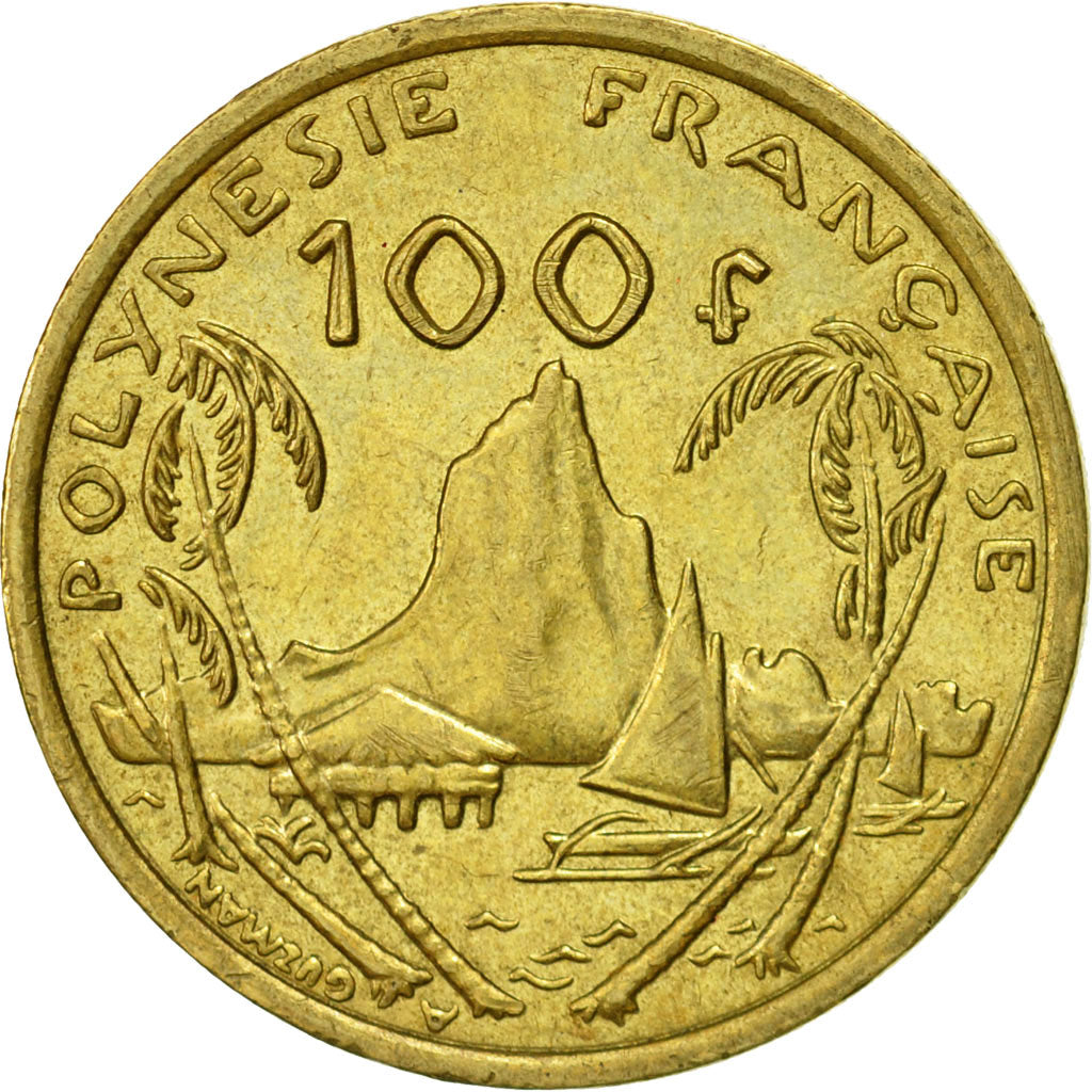 Coin, French Polynesia, 100 Francs, 2007, Paris, EF(40-45), Aluminum-Bronze