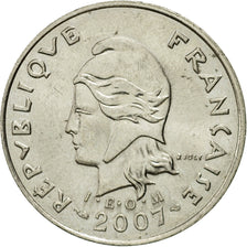 Coin, French Polynesia, 10 Francs, 2007, Paris, EF(40-45), Copper-nickel, KM:8a