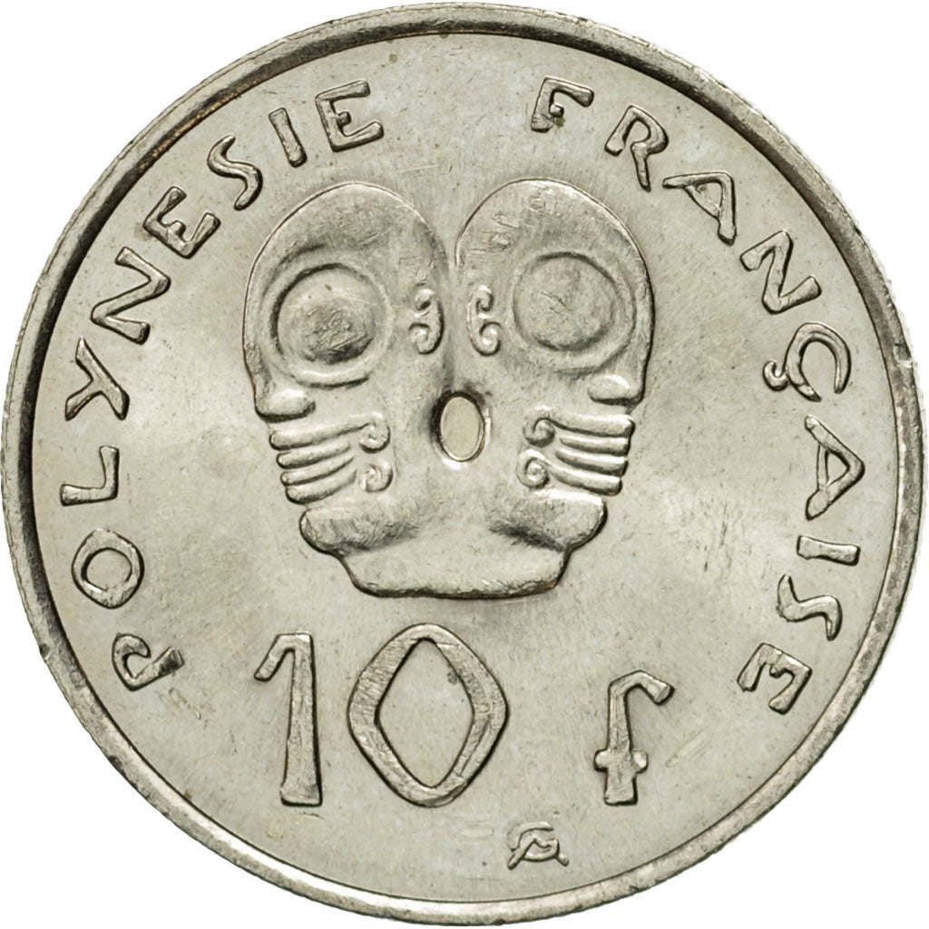 Coin, French Polynesia, 10 Francs, 2007, Paris, EF(40-45), Copper-nickel, KM:8a