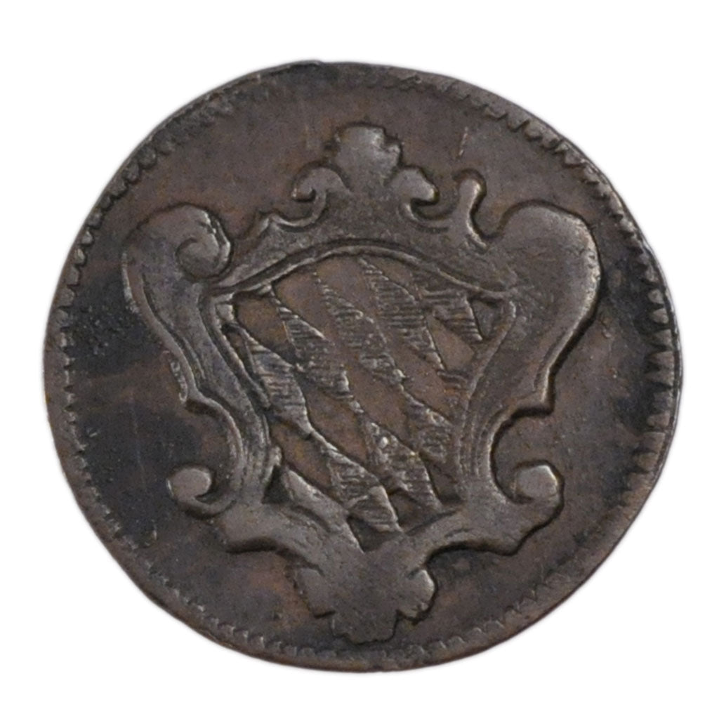 GERMAN STATES, Pfennig, 1794, Munich, KM #581.1, VF(30-35), Copper, 18, 1.30