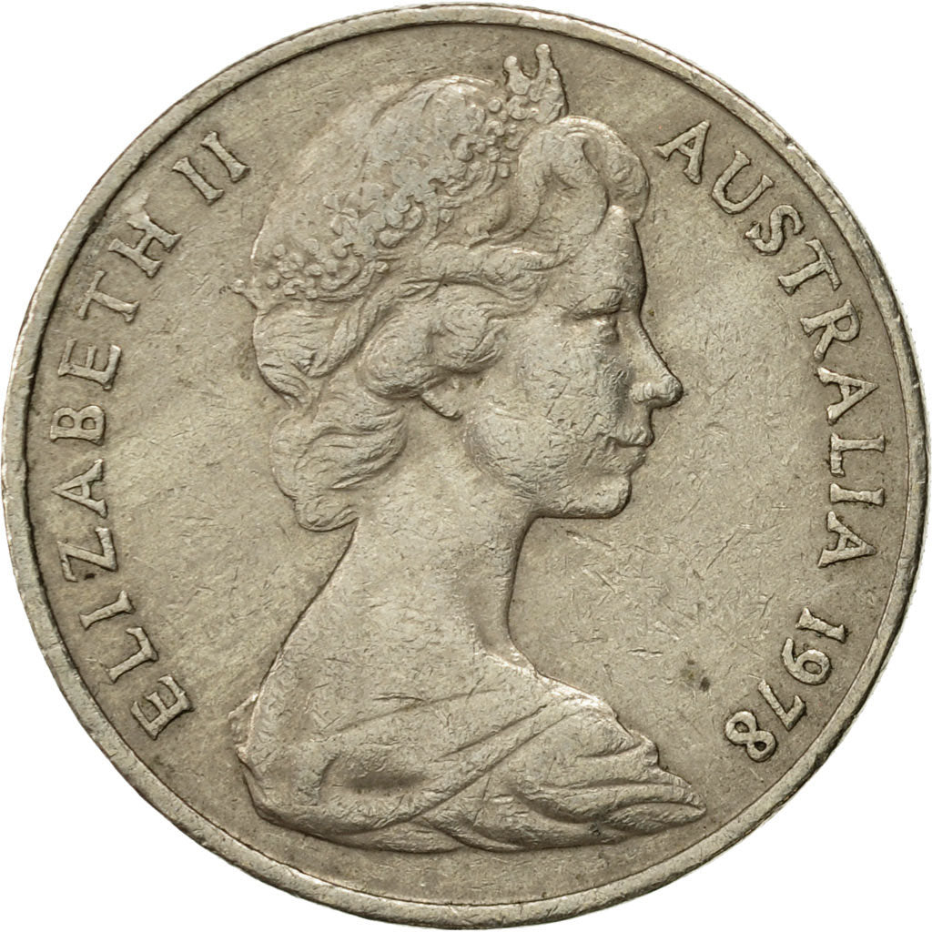 Coin, Australia, Elizabeth II, 20 Cents, 1978, EF(40-45), Copper-nickel, KM:66