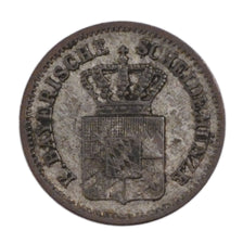 GERMAN STATES, Kreuzer, 1869, KM #873, VF(30-35), Silver, 0.80