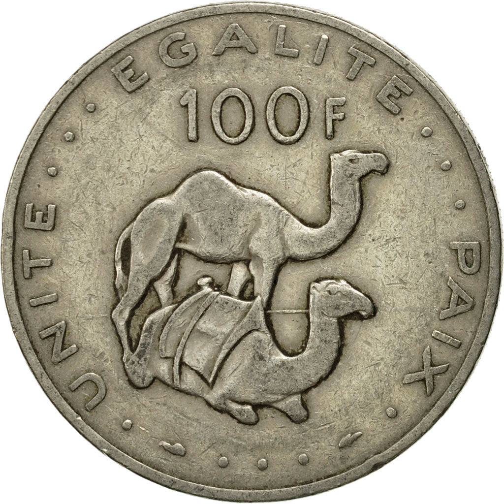 Monnaie, Djibouti, 100 Francs, 1991, Paris, TTB, Copper-nickel, KM:26