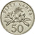 Moneta, Singapore, 50 Cents, 1997, Singapore Mint, BB, Rame-nichel, KM:102
