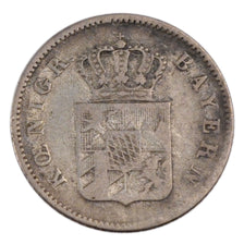 German States, 6 Kreuzer, 1844, KM #802, VF(20-25), Silver, 2.50