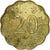 Moneta, Hong Kong, Elizabeth II, 20 Cents, 1995, EF(40-45), Mosiądz niklowy