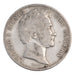 GERMAN STATES, 1/2 Gulden, 1838, KM #794, VF(20-25), Silver, 5.10