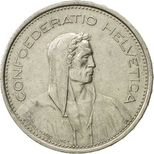 Coin, Switzerland, 5 Francs, 1968, Bern, EF(40-45), Copper-nickel, KM:40a.1