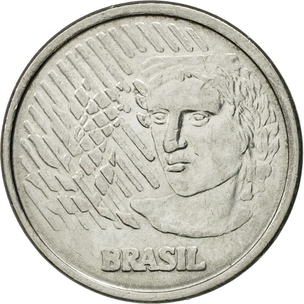 Coin, Brazil, 50 Centavos, 1994, VF(20-25), Stainless Steel, KM:635