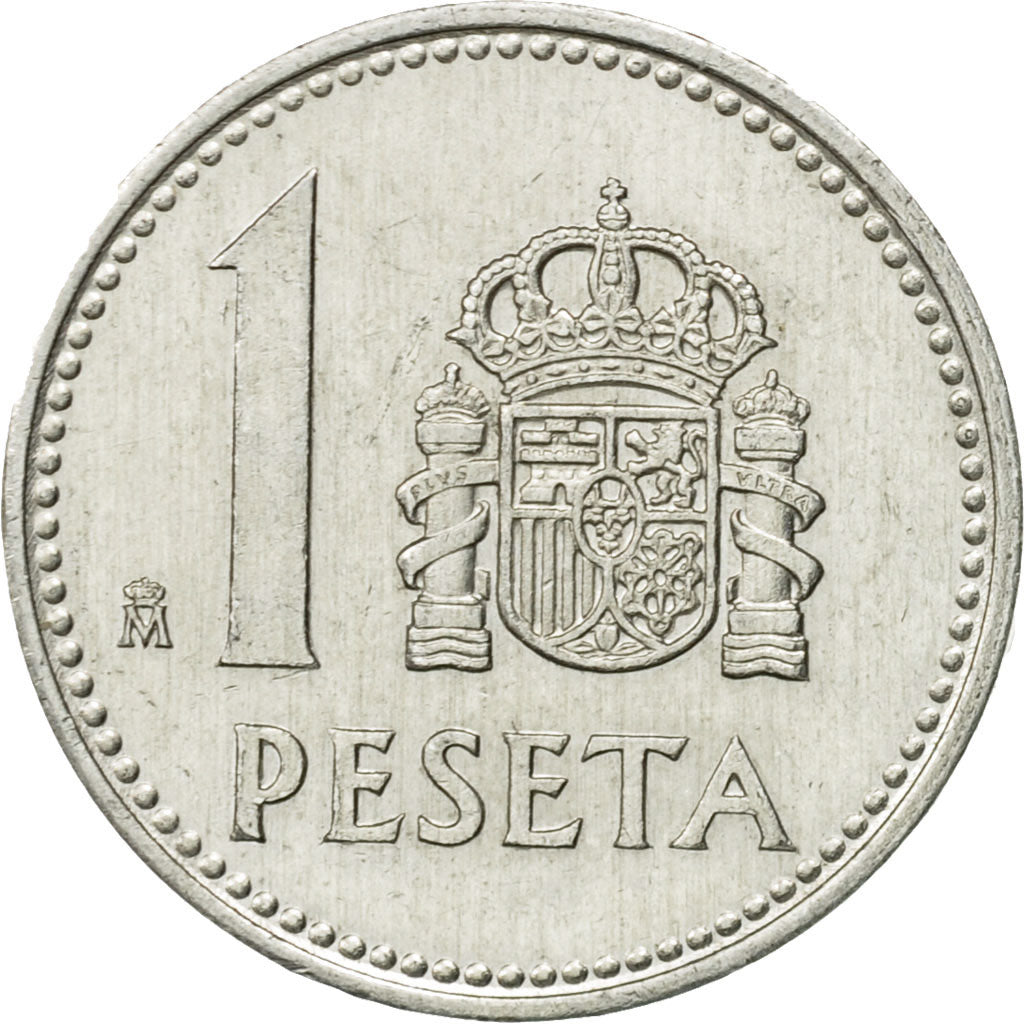 Coin, Spain, Juan Carlos I, Peseta, 1984, EF(40-45), Aluminum, KM:821