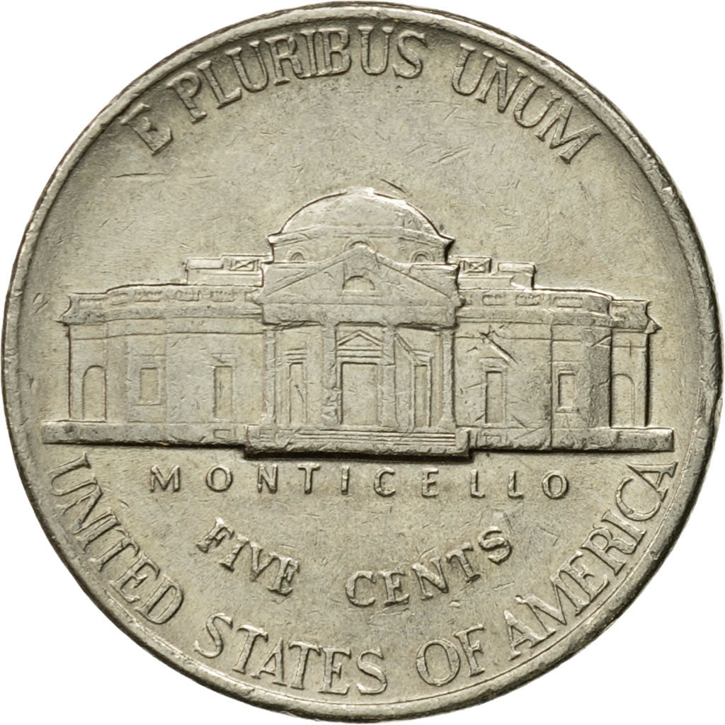 Moneta, Stati Uniti, Jefferson Nickel, 5 Cents, 1991, U.S. Mint, Denver, BB