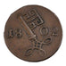 GERMAN STATES, 2-1/2 Schwaren, 1802, KM #220, EF(40-45), Copper, 3.60