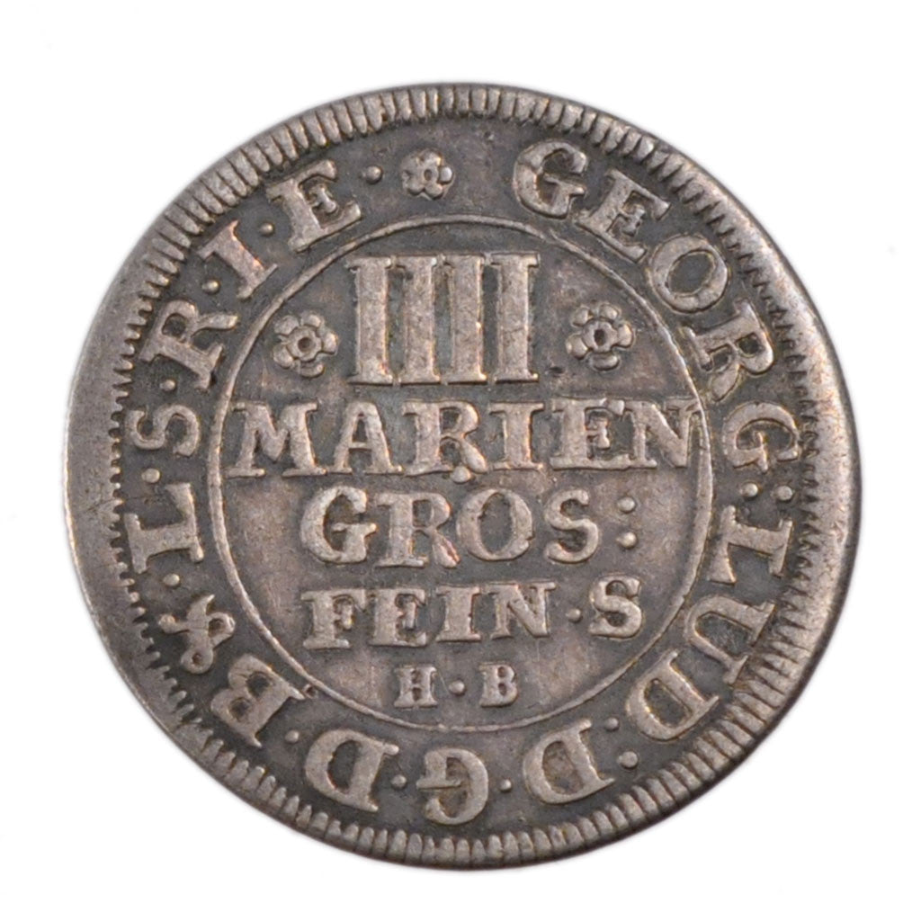 Moneta, Stati tedeschi, BRUNSWICK-LUNEBURG-CALENBERG-HANNOVER, George Ludwig, 4