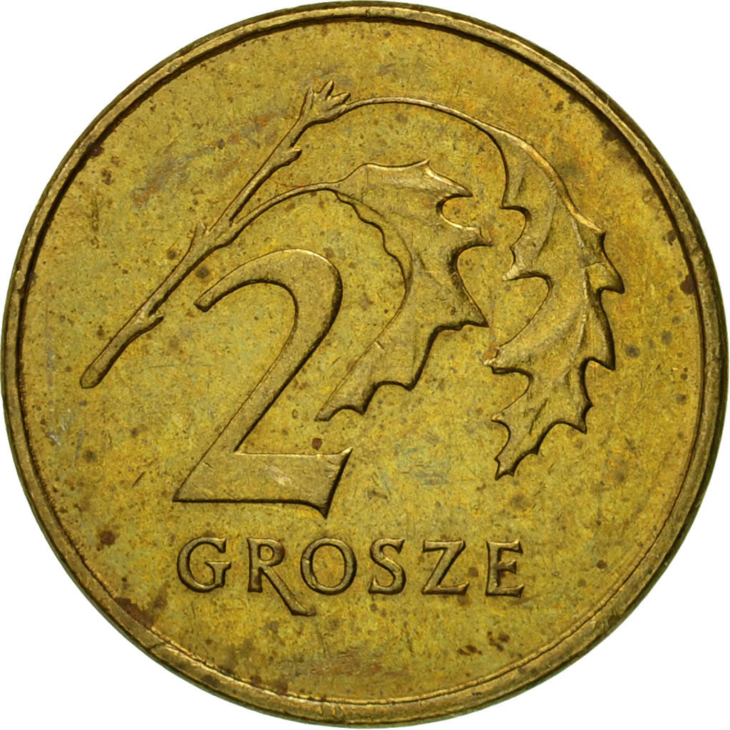 Moneta, Polska, 2 Grosze, 2007, Warsaw, EF(40-45), Mosiądz, KM:277