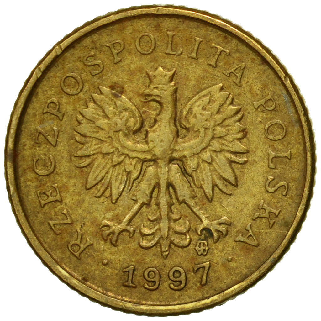Moneta, Polonia, Grosz, 1997, Warsaw, BB, Ottone, KM:276