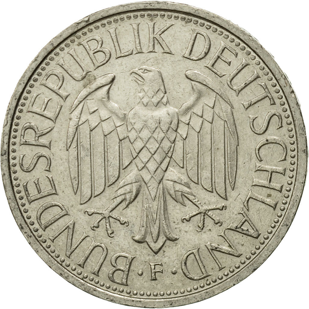 Moneda, ALEMANIA - REPÚBLICA FEDERAL, Mark, 1984, Stuttgart, MBC, Cobre -