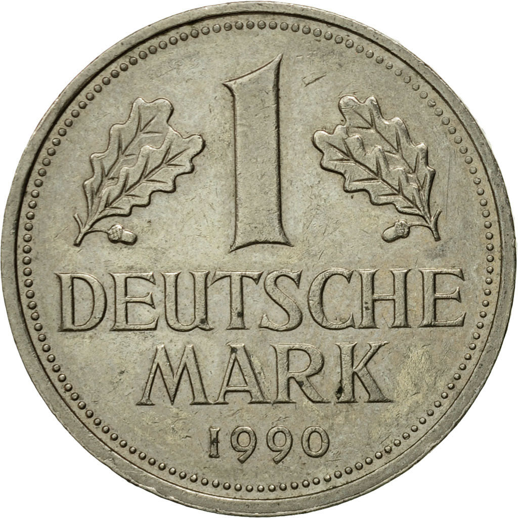 Münze, Bundesrepublik Deutschland, Mark, 1990, Karlsruhe, SS, Copper-nickel