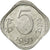 Monnaie, INDIA-REPUBLIC, 5 Paise, 1991, TTB, Aluminium, KM:23a