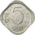 Coin, INDIA-REPUBLIC, 5 Paise, 1991, EF(40-45), Aluminum, KM:23a