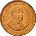 Moneta, Mauritius, 5 Cents, 2004, EF(40-45), Miedź platerowana stalą, KM:52