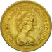 Moneta, Hong Kong, Elizabeth II, 50 Cents, 1980, EF(40-45), Mosiądz niklowy