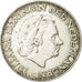 Coin, Netherlands, Juliana, 2-1/2 Gulden, 1960, VF(30-35), Silver, KM:185